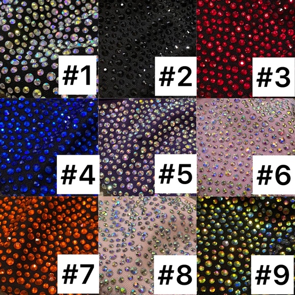 ✨RUBY RED✨ Fashion Crystal Masks - Picture 8 of 9